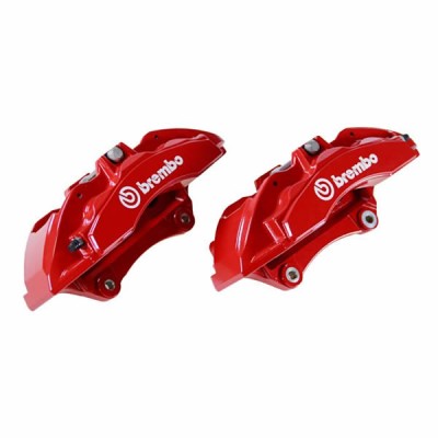 Ford 6 Piston Red BREMBO front calipers 2015-2022 Mustang GT/BULLITT/MACH1 equipped with Brembo front brakes